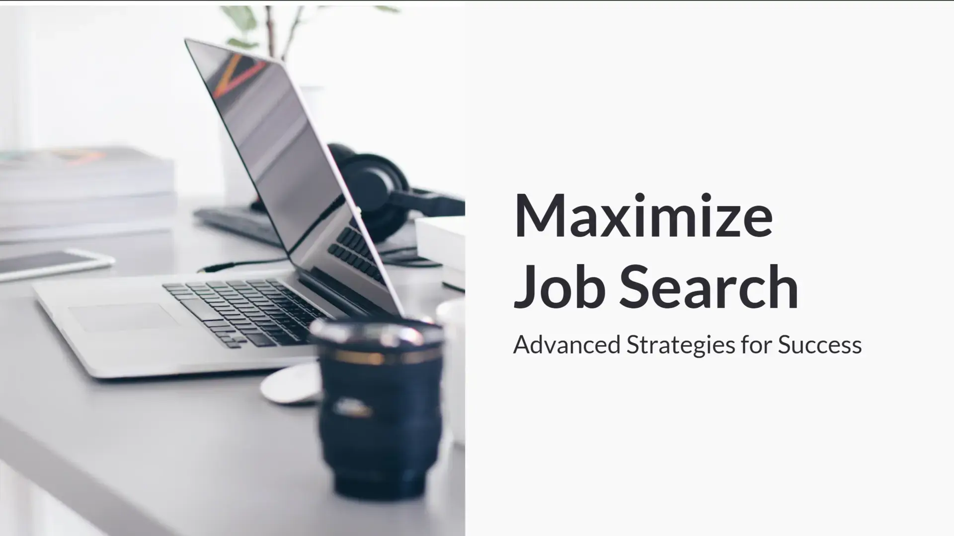 Advanced Job Hunting Techniques Template